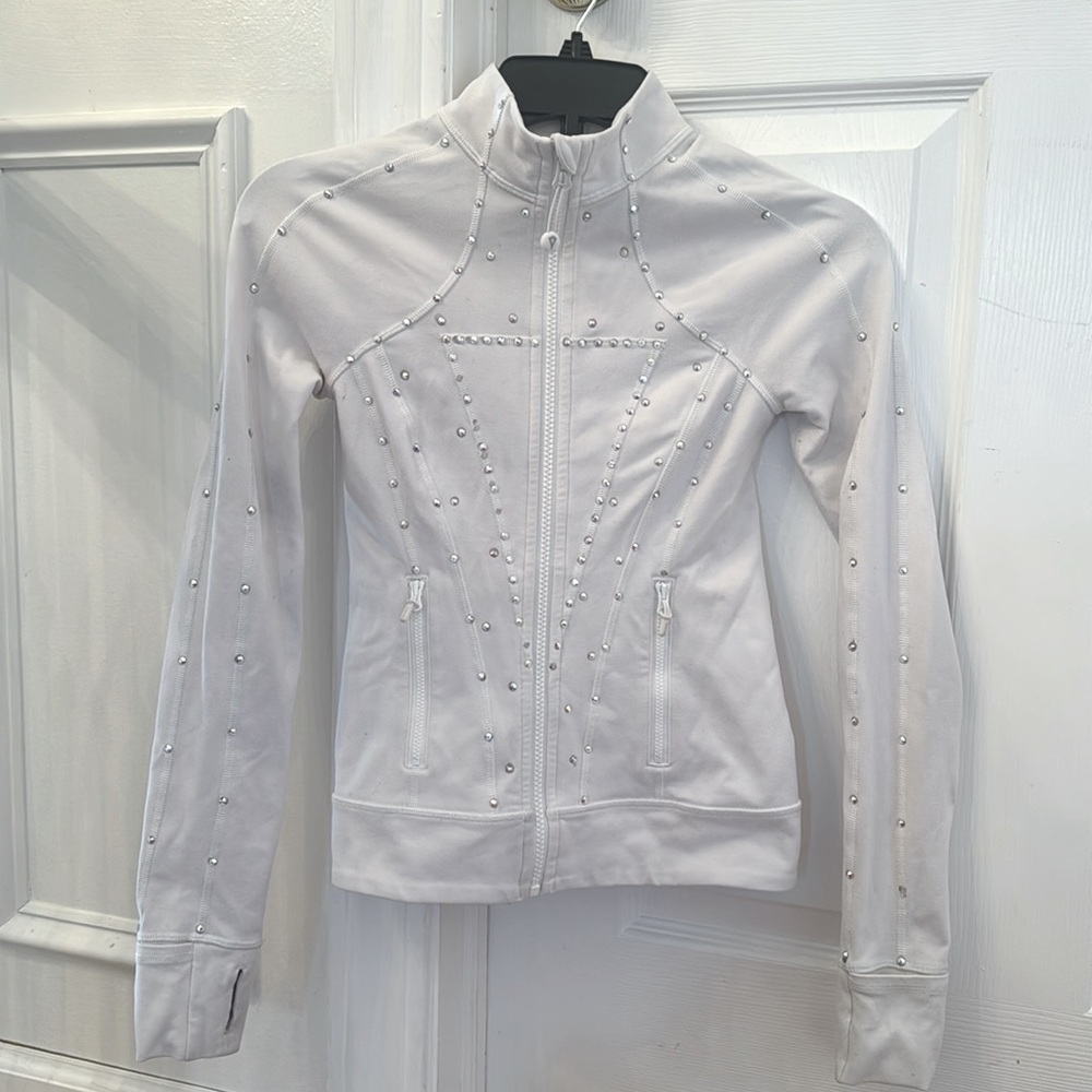Ivivva girls figure crystal embellished jacket